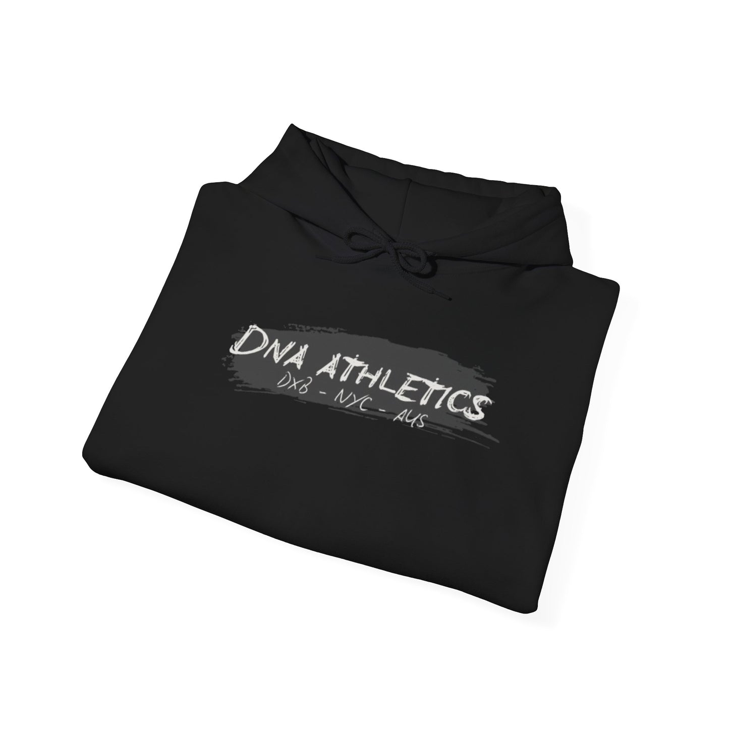DNA Athletics Hooded Sweatshirt — Chalk Script Logo Athletic Hoodie