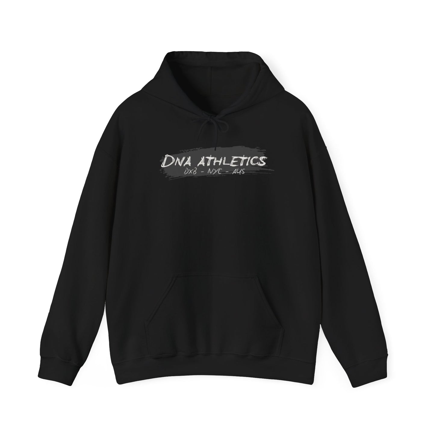 DNA Athletics Hooded Sweatshirt — Chalk Script Logo Athletic Hoodie